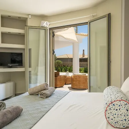 Wonderful Leivathos | Azure Skies | 4 Bedrooms | Furnished Terrace With Private Pool & Hot Tub | Bbq | *