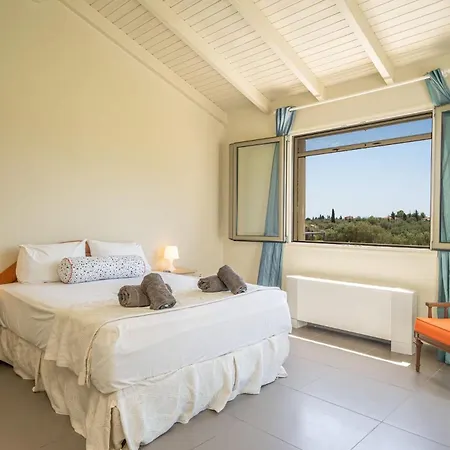 Wonderful Leivathos | Azure Skies | 4 Bedrooms | Furnished Terrace With Private Pool & Hot Tub | Bbq | Villa *