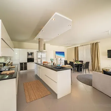 Wonderful Leivathos | Azure Skies | 4 Bedrooms | Furnished Terrace With Private Pool & Hot Tub | Bbq |