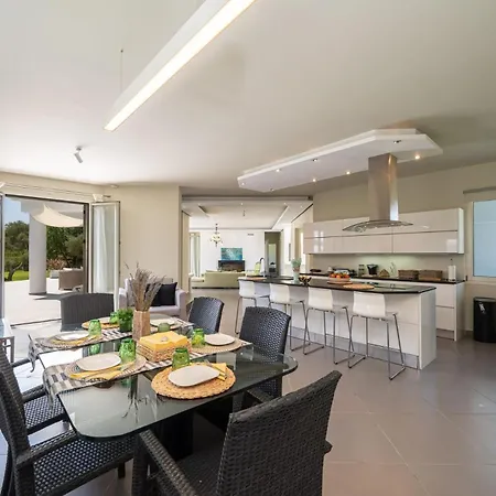 Wonderful Leivathos | Azure Skies | 4 Bedrooms | Furnished Terrace With Private Pool & Hot Tub | Bbq | Villa *
